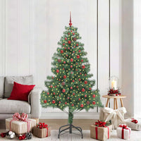 Albero di Natale con 300 LED con supporto Verde 210 cm PVC 3396389