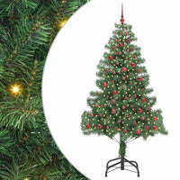 Albero di Natale con 300 LED con supporto Verde 210 cm PVC 3396389