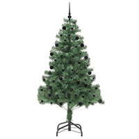 Albero di Natale con 300 LED con supporto Verde 210 cm PVC 3396390