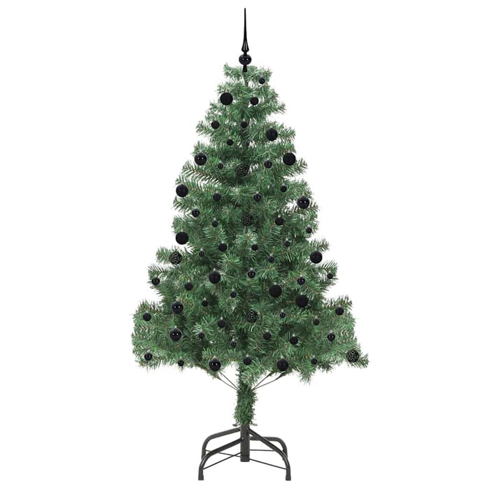 Albero di Natale con 300 LED con supporto Verde 210 cm PVC 3396390