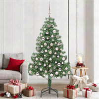 Albero di Natale con 300 LED con supporto Verde 210 cm PVC 3396391
