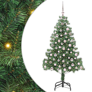Albero di Natale con 300 LED con supporto Verde 210 cm PVC 3396391