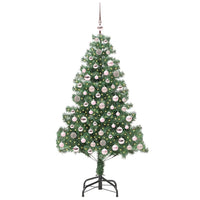 Albero di Natale con 300 LED con supporto Verde 210 cm PVC 3396391