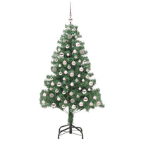 Albero di Natale con 300 LED con supporto Verde 210 cm PVC 3396391