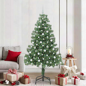 Albero di Natale con 300 LED con supporto Verde 210 cm PVC 3396392
