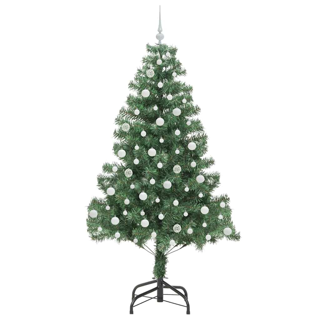 Albero di Natale con 300 LED con supporto Verde 210 cm PVC 3396392