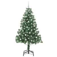 Albero di Natale con 300 LED con supporto Verde 210 cm PVC 3396392
