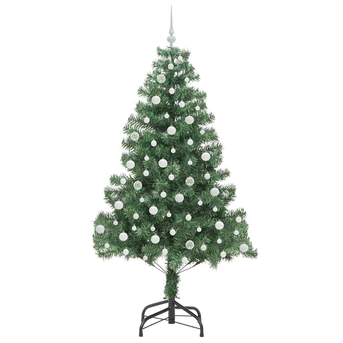 Albero di Natale con 300 LED con supporto Verde 210 cm PVC 3396392