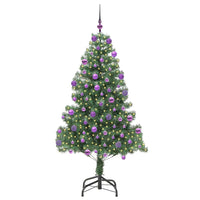 Albero di Natale con 300 LED con supporto Verde 210 cm PVC 3396395