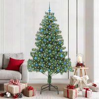 Albero di Natale con 300 LED con supporto Verde 210 cm PVC 3396396