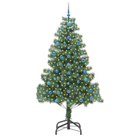 Albero di Natale con 300 LED con supporto Verde 210 cm PVC 3396396