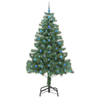 Albero di Natale con 300 LED con supporto Verde 210 cm PVC 3396396