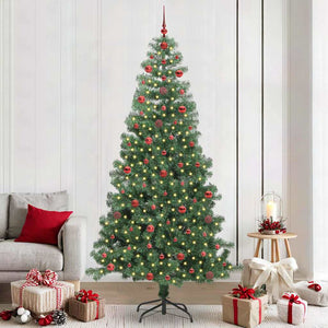 Albero di Natale con 300 LED con supporto Verde 240 cm PVC 3396398