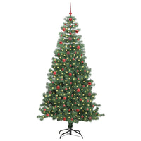 Albero di Natale con 300 LED con supporto Verde 240 cm PVC 3396398