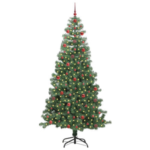 Albero di Natale con 300 LED con supporto Verde 240 cm PVC 3396398