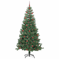 Albero di Natale con 300 LED con supporto Verde 240 cm PVC 3396398