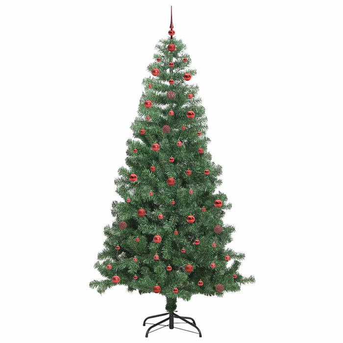 Albero di Natale con 300 LED con supporto Verde 240 cm PVC 3396398