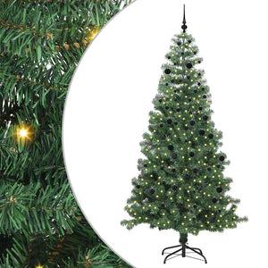 Albero di Natale con 300 LED con supporto Verde 240 cm PVC 3396399