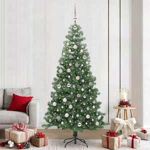 Albero di Natale con 300 LED con supporto Verde 240 cm PVC 3396400