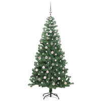 Albero di Natale con 300 LED con supporto Verde 240 cm PVC 3396400
