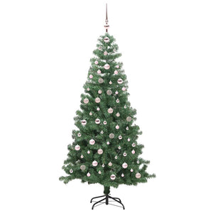 Albero di Natale con 300 LED con supporto Verde 240 cm PVC 3396400