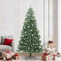 Albero di Natale con 300 LED con supporto Verde 240 cm PVC 3396401