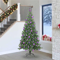 Albero di Natale con 300 LED con supporto Verde 240 cm PVC 3396404