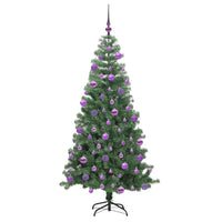 Albero di Natale con 300 LED con supporto Verde 240 cm PVC 3396404