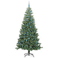 Albero di Natale con 300 LED con supporto Verde 240 cm PVC 3396405