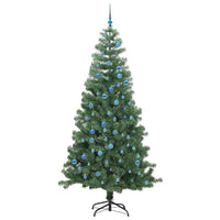 Albero di Natale con 300 LED con supporto Verde 240 cm PVC 3396405