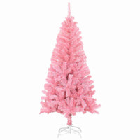 Albero di Natale con 150 LED con supporto Rosa 150 cm PVC 3396422