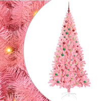 Albero di Natale con 300 LED con supporto Rosa 210 cm PVC 3396446