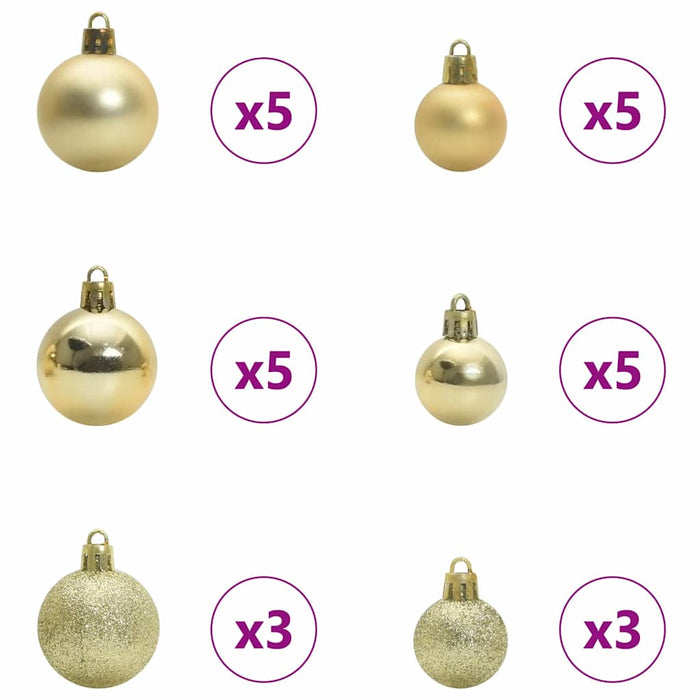 Albero di Natale con 300 LED con supporto Rosa 210 cm PVC 3396446