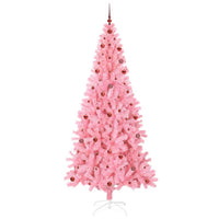 Albero di Natale con 300 LED con supporto Rosa 240 cm PVC 3396447