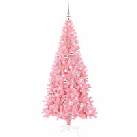 Albero di Natale con 300 LED con supporto Rosa 240 cm PVC 3396449