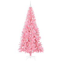 Albero di Natale con 300 LED con supporto Rosa 240 cm PVC 3396452