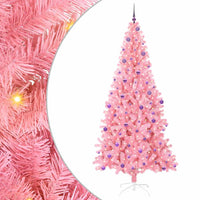 Albero di Natale con 300 LED con supporto Rosa 240 cm PVC 3396453