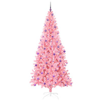 Albero di Natale con 300 LED con supporto Rosa 240 cm PVC 3396453