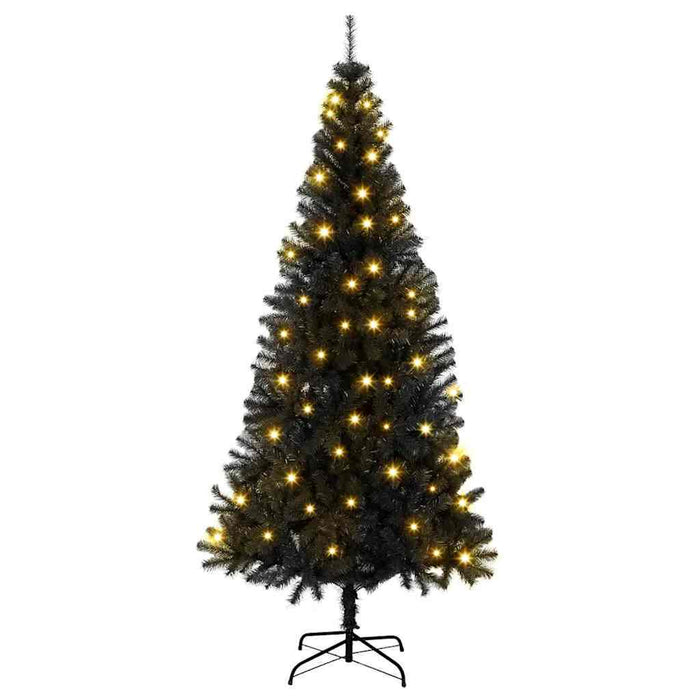 Albero di Natale con 300 LED con supporto Nero 180 cm PVC 3396474