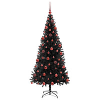 Albero di Natale con 300 LED con supporto Nero 180 cm PVC 3396478
