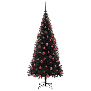 Albero di Natale con 300 LED con supporto Nero 180 cm PVC 3396478