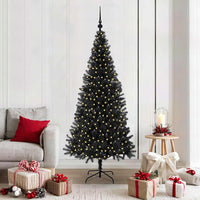 Albero di Natale con 300 LED con supporto Nero 180 cm PVC 3396479