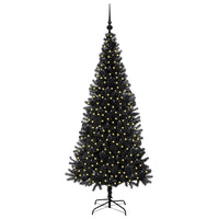 Albero di Natale con 300 LED con supporto Nero 180 cm PVC 3396479