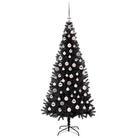 Albero di Natale con 300 LED con supporto Nero 180 cm PVC 3396480