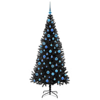 Albero di Natale con 300 LED con supporto Nero 180 cm PVC 3396485