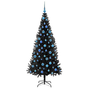 Albero di Natale con 300 LED con supporto Nero 180 cm PVC 3396485