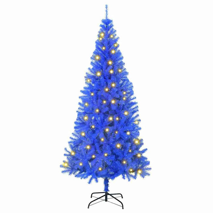 Albero di Natale con 300 LED con supporto Blu 180 cm PVC 3396523