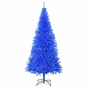 Albero di Natale con 300 LED con supporto Blu 180 cm PVC 3396523