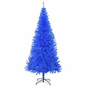 Albero di Natale con 300 LED con supporto Blu 180 cm PVC 3396526