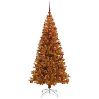 Albero di Natale con 300 LED con supporto Oro 180 cm PET 3396625